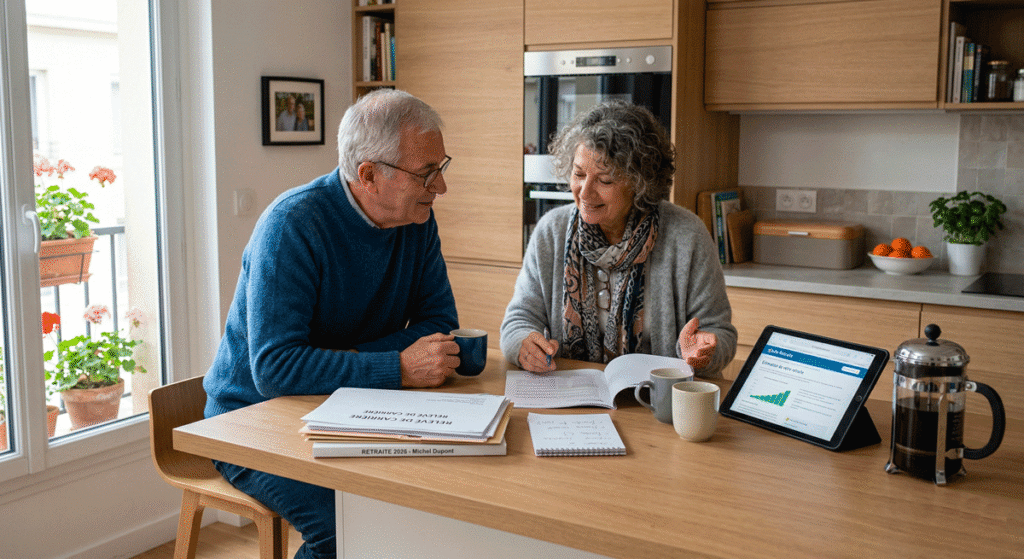 Réforme des retraites 2026 : couple de seniors vérifiant qui est concerné et à quel âge partir